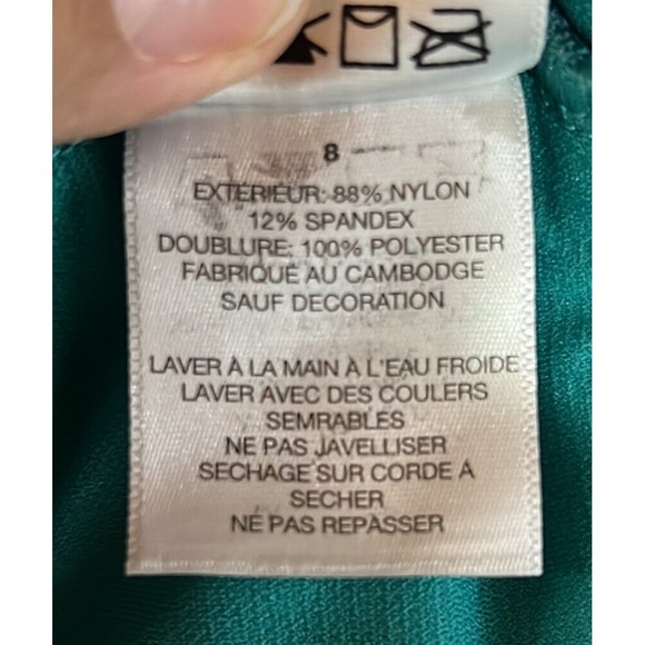 Cole of California One Piece Geometric Sunburst Wrap Swimsuit Floral Womens Sz 8 - Picture 10 of 11